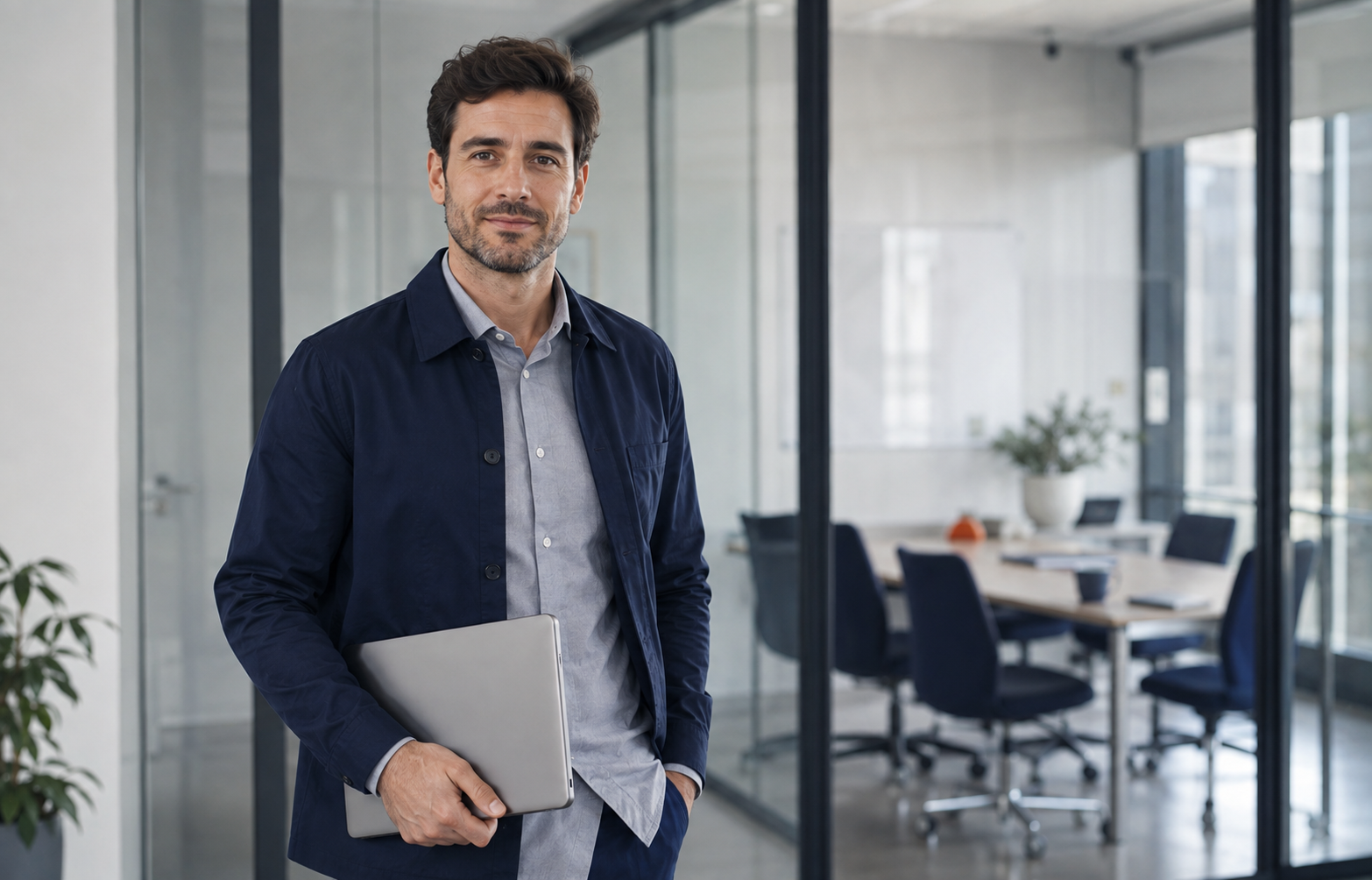 Profesional trabajando en la automatización de un proceso comercial